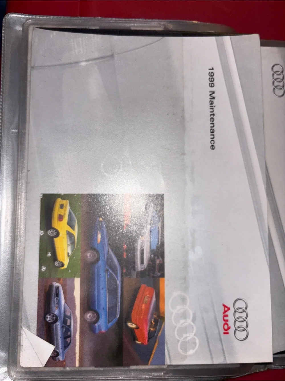 Audi 1999 maintenance book original